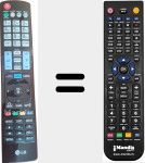 T&eacute;l&eacute;commande pour remplacer AKB73275613