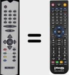 Comandament a dist&agrave;ncia substitut de ATV 6121