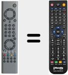 T&eacute;l&eacute;commande pour remplacer RC1546N (20129233)