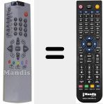 Télécommande pour remplacer EP5187R