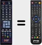 T&eacute;l&eacute;commande pour remplacer 002