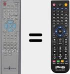 T&eacute;l&eacute;commande pour remplacer DTA 2196