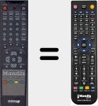 T&eacute;l&eacute;commande pour remplacer ETL071-32HD