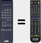 T&eacute;l&eacute;commande pour remplacer FC14A01