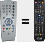Télécommande pour remplacer Tele Pilot 760 S (238000060100)
