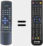 Télécommande pour remplacer TP 763 (759880199700)