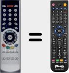 T&eacute;l&eacute;commande pour remplacer HT0210VI