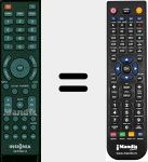 T&eacute;l&eacute;commande pour remplacer NS-RC02A-12