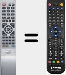 T&eacute;l&eacute;commande pour remplacer LCD-TC RC-E22