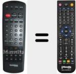 Télécommande pour remplacer 105228G