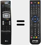 T&eacute;l&eacute;commande pour remplacer 6710T00019A