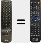 T&eacute;l&eacute;commande pour remplacer AKB69680408