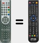 T&eacute;l&eacute;commande pour remplacer LT190 combi