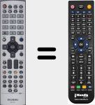 T&eacute;l&eacute;commande pour remplacer RC003 (RP5732TE)