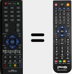 T&eacute;l&eacute;commande pour remplacer Novox001