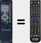 T&eacute;l&eacute;commande pour remplacer Otava002