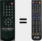 T&eacute;l&eacute;commande pour remplacer Phonola003