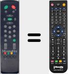 T&eacute;l&eacute;commande pour remplacer Quelle002