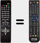 T&eacute;l&eacute;commande pour remplacer RC1082 (20366114)