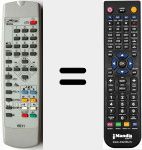 T&eacute;l&eacute;commande pour remplacer RE11 (600RE1167KD1)