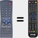 T&eacute;l&eacute;commande pour remplacer Radiola004