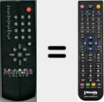 T&eacute;l&eacute;commande pour remplacer Regal002