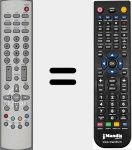 T&eacute;l&eacute;commande pour remplacer RLT2000