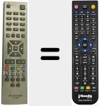 T&eacute;l&eacute;commande pour remplacer CT2838 (20403847)