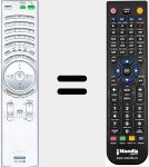 T&eacute;l&eacute;commande pour remplacer RM935 (147680812)