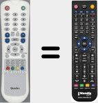 Télécommande pour remplacer TFT-30XT1