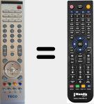 T&eacute;l&eacute;commande pour remplacer TL3212RMA1