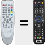 Télécommande pour remplacer M362 (35884520)