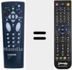 Télécommande pour remplacer HRC 102 (36142890)