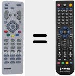 T&eacute;l&eacute;commande pour remplacer RCT311SF1G (36142930)