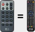 Télécommande pour remplacer AKB35120904