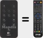 Télécommande pour remplacer Logi001
