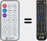 Télécommande pour remplacer REMCON1602