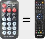 T&eacute;l&eacute;commande pour remplacer REMCON1546