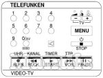 Télécommande d'origine TELEFUNKEN FB 1135 TTP (925TX1684)