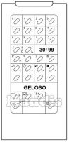 Télécommande d'origine GELOSO RCM30 99
