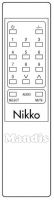 Télécommande d'origine NIKKO SAT 16 TASTI