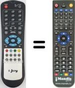 Télécommande équivalente REMCON2207