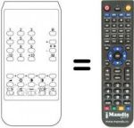Télécommande équivalente SEC2475