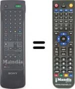 Télécommande équivalente Sony WHV7125