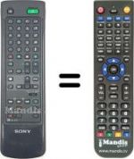 Télécommande équivalente Sony SEC2416