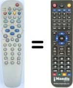 Télécommande équivalente SEC2822