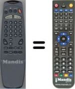 Télécommande équivalente WHV3976