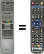 Télécommande équivalente LG SEC15694