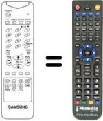 Télécommande équivalente Philips SEC2237