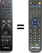 Télécommande équivalente Samsung SEC0641